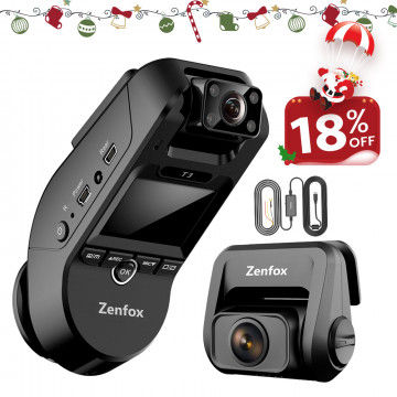 Zenfox ドライブレコーダー, f前方・後方・車内３カメラ同時録画